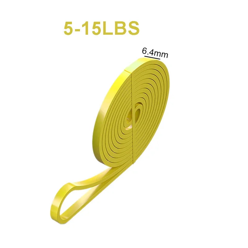 Exercise Resistance Bands Natural Latex Elastic Rubber Workout Fitness Equipment Expander Elastic Rubber Bands for Home Gym