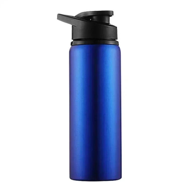 15PCS Portable Stainless Steel Bicycle Water Bottle Straight Drinking Outdoors Sports Travel Kettle Metal Water Bottle