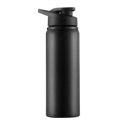 15PCS Portable Stainless Steel Bicycle Water Bottle Straight Drinking Outdoors Sports Travel Kettle Metal Water Bottle