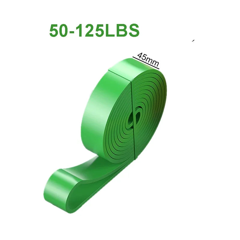 Exercise Resistance Bands Natural Latex Elastic Rubber Workout Fitness Equipment Expander Elastic Rubber Bands for Home Gym